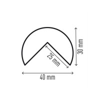 Produktbild för Hörnskydd DURABLE C25R