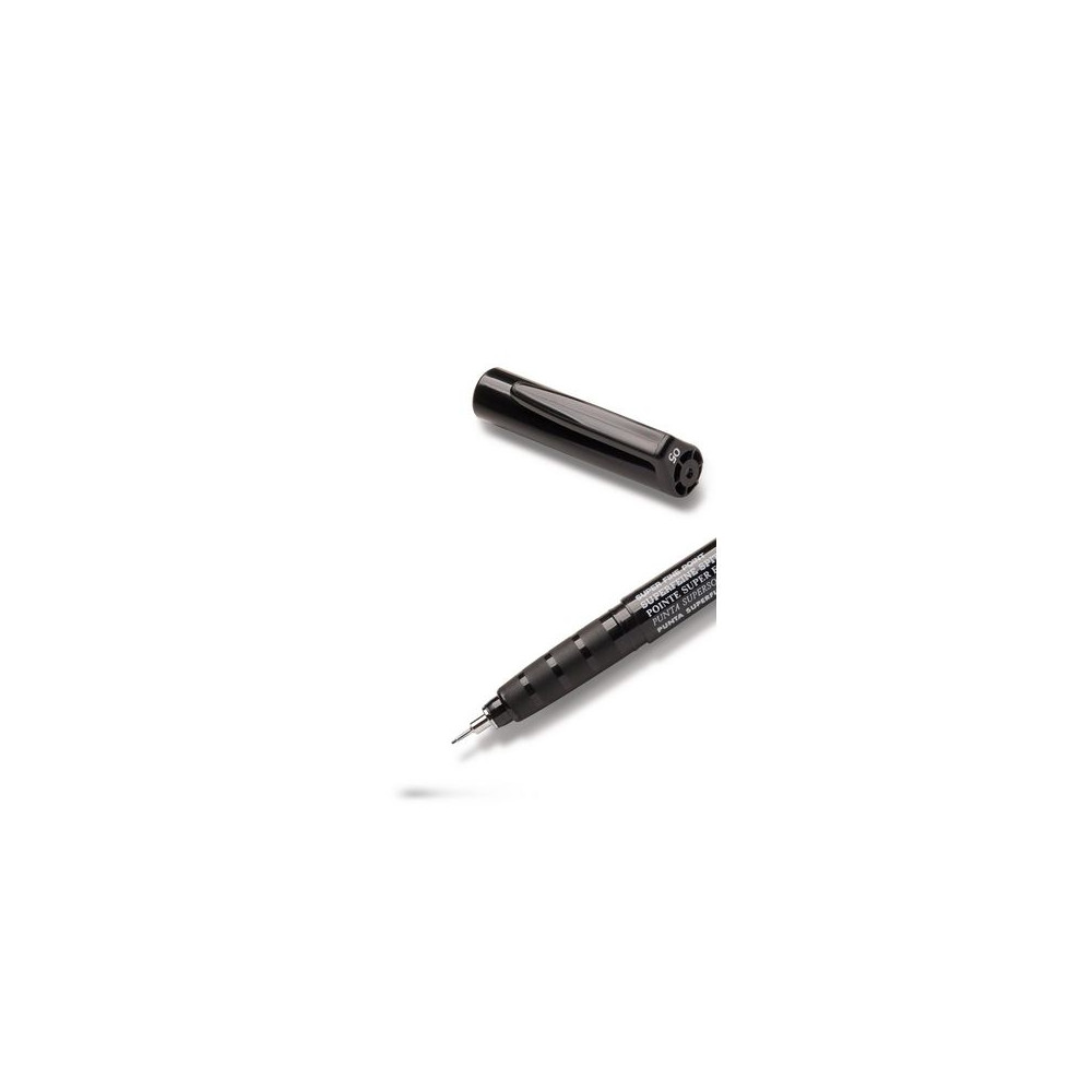 Produktbild för Märkpenna perm. PENTEL super fine svart