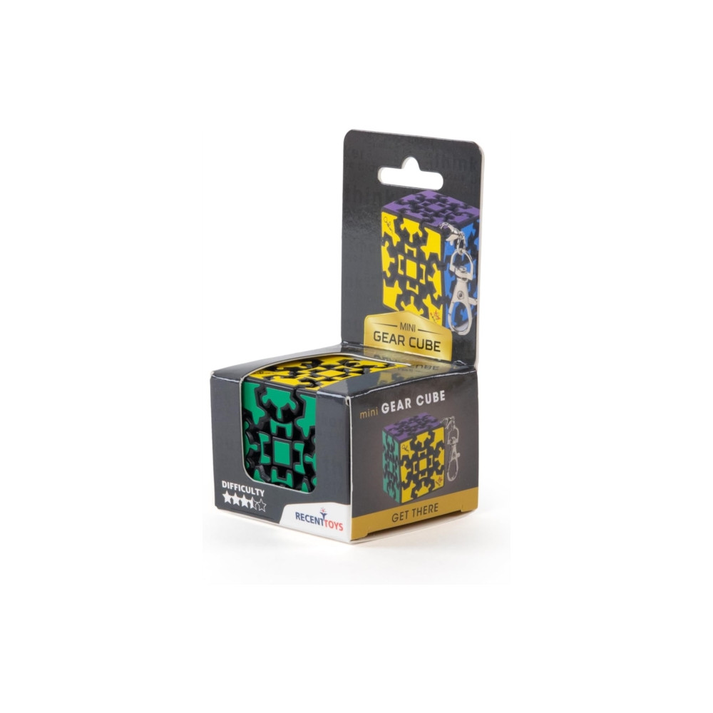 Produktbild för Mini Gear Cube Puzzle Game Key Ring