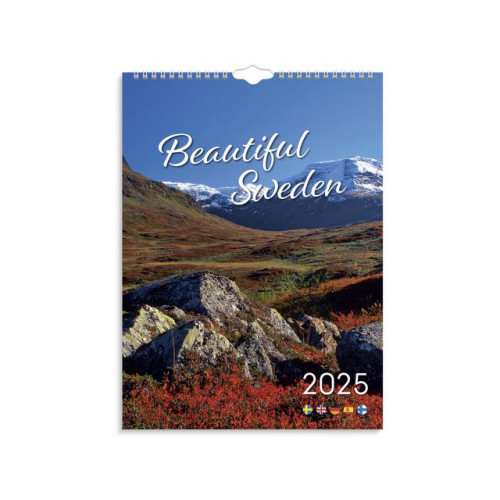 Burde Väggkalender Beautiful Sweden 2025