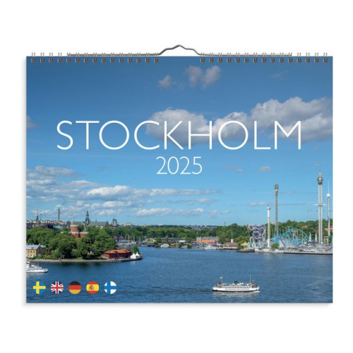 Burde Väggkalender Stockholm 2025