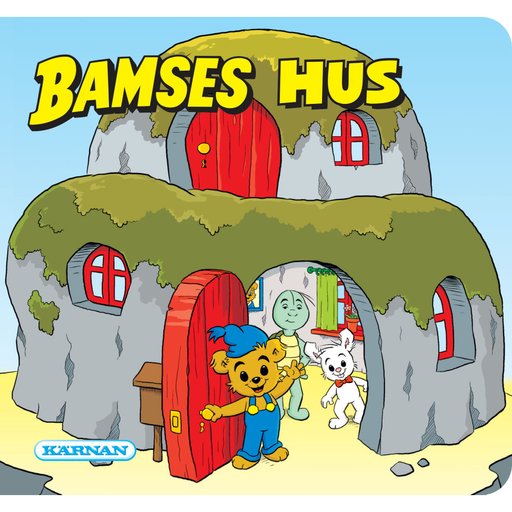 Produktbild för Bamses hus (bok, board book)