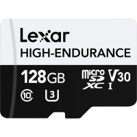 Produktbild för Lexar microSDXC High-Endurance UHS-I/U3/10 R100/W45 (V30) 128GB