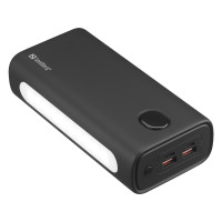 Produktbild för Sandberg Active strömförsörjningsbank - Li-Ion - 24 pin USB-C, 2 x USB - 20 Watt