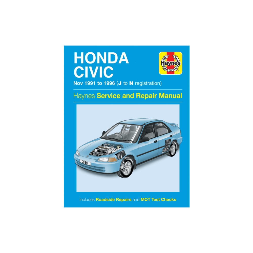Produktbild för Honda Civic 91-96 (häftad, eng)