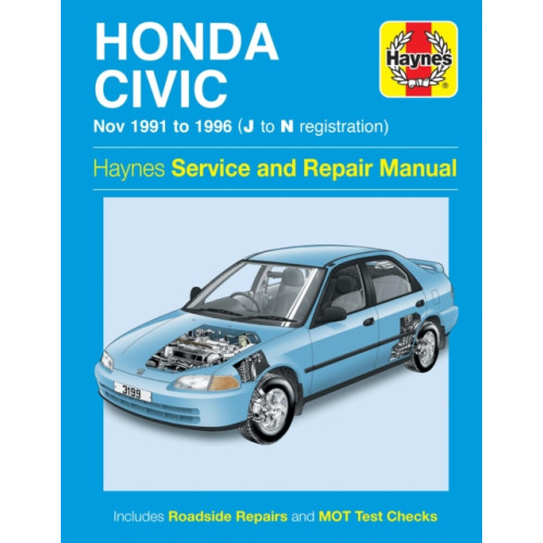 Haynes Publishing Group Honda Civic 91-96 (häftad, eng)