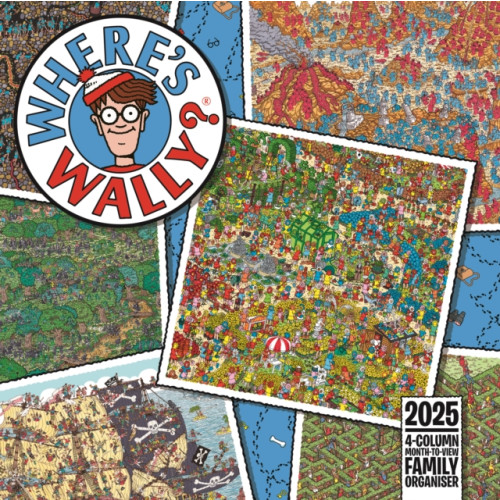 Carousel Calendars Wheres Wally Household Planner Wall Calendar 2025 (häftad, eng)