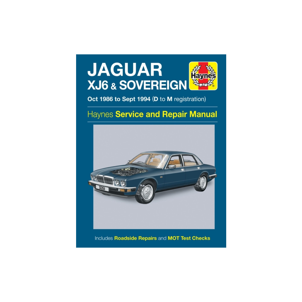 Produktbild för Jaguar XJ6 & Sovereign (Oct 86 - Sept 94) Haynes Repair Manual (häftad, eng)
