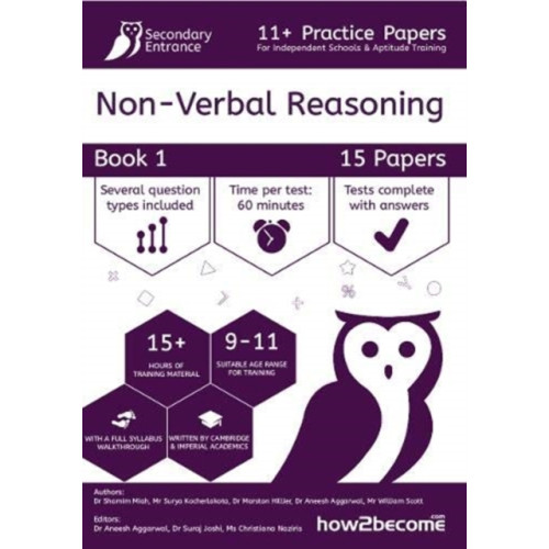 How2become Ltd 11+ Practice Papers For Independent Schools & Aptitude Training Non-Verbal Reasoning Book 1 (häftad, eng)