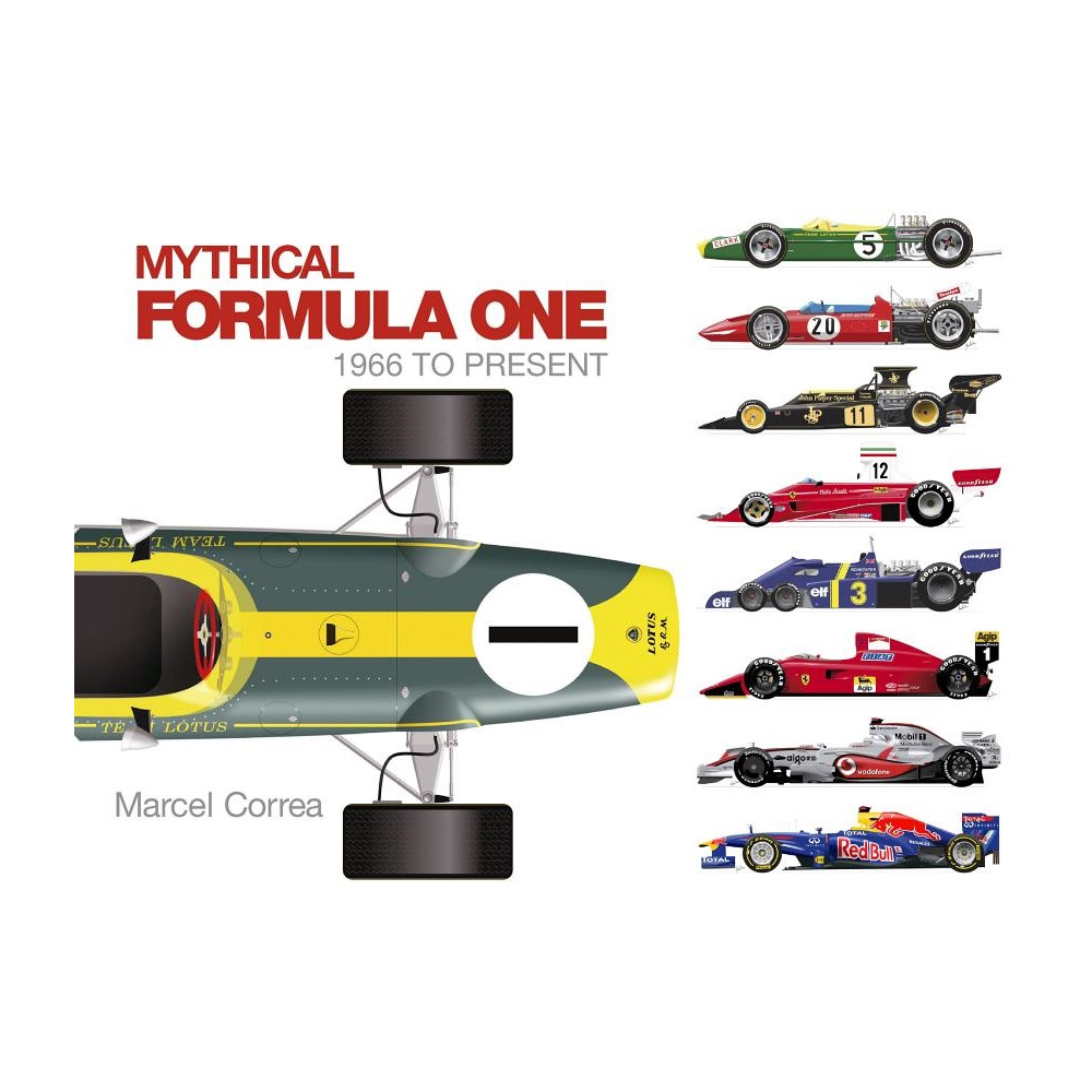 Produktbild för Mythical Formula One : 1966 to Present (inbunden, eng)