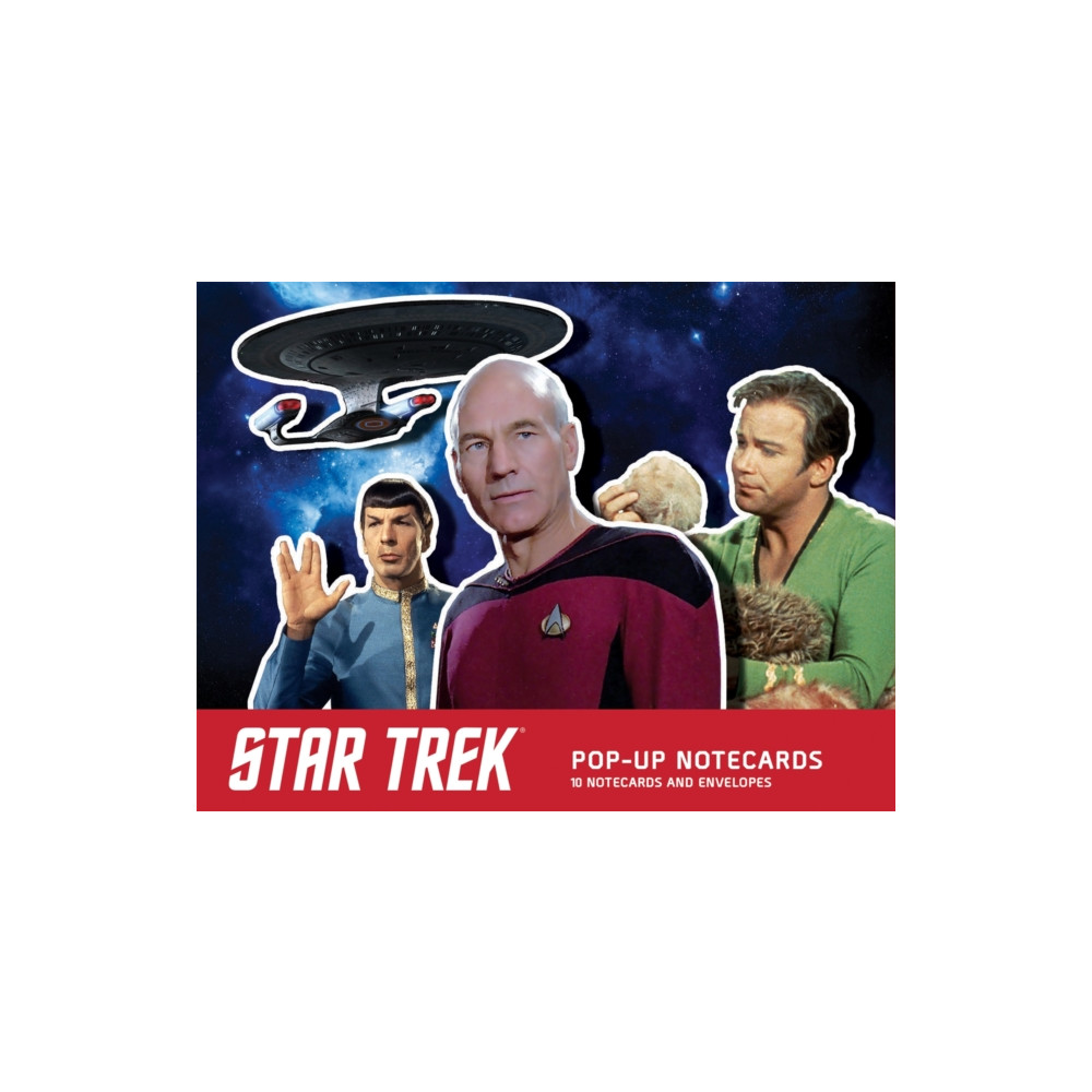 Produktbild för Star Trek Pop-Up Notecards (inbunden, eng)