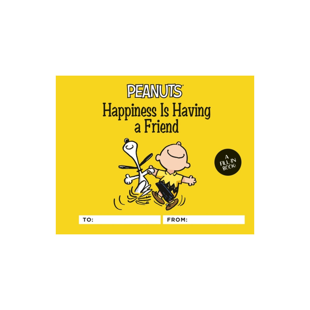 Produktbild för Peanuts: Happiness Is Having a Friend (inbunden, eng)