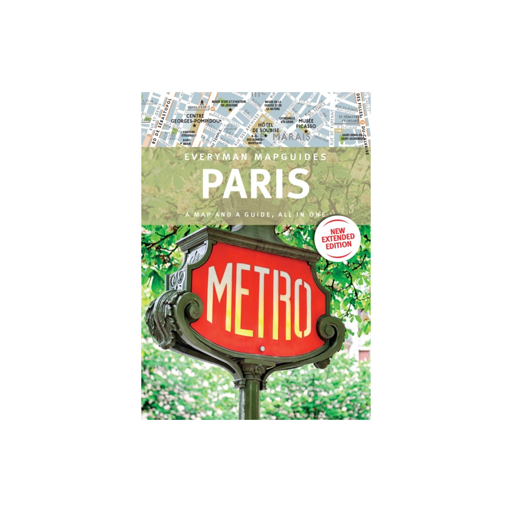 Produktbild för Paris Everyman Mapguide (inbunden, eng)