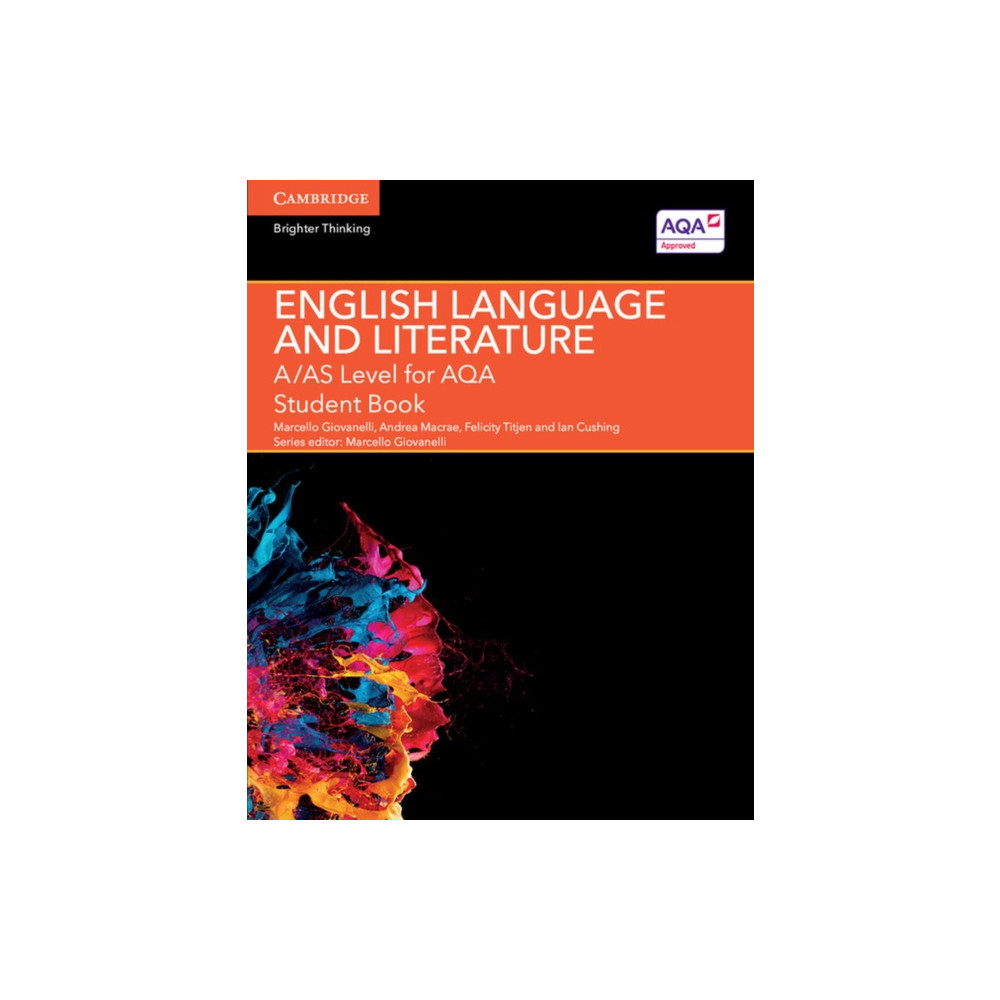 Produktbild för A/AS Level English Language and Literature for AQA Student Book (häftad, eng)