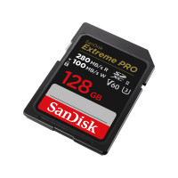 Produktbild för SanDisk Extreme Pro - flash-minneskort - 128 GB - SDXC UHS-II