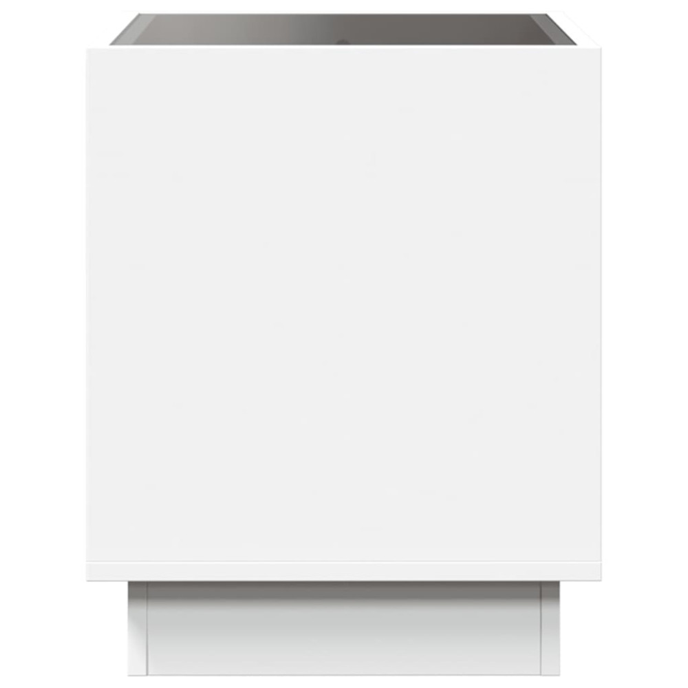Produktbild för Soffbord med Infinity LEDs vit 50x50x50 cm