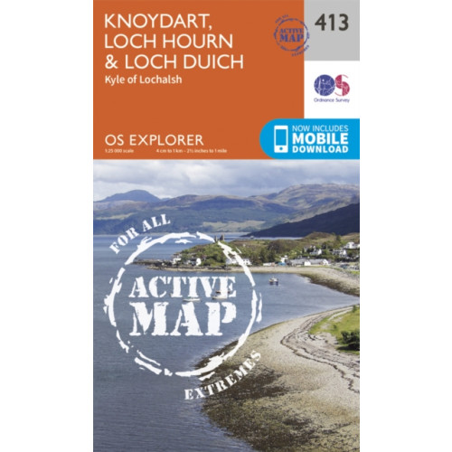 Ordnance Survey Knoydart, Loch Hourn and Loch Duich