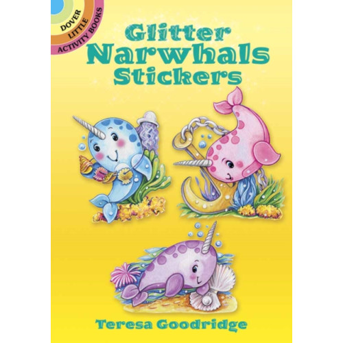 Dover publications inc. Glitter Narwhals Stickers (häftad, eng)