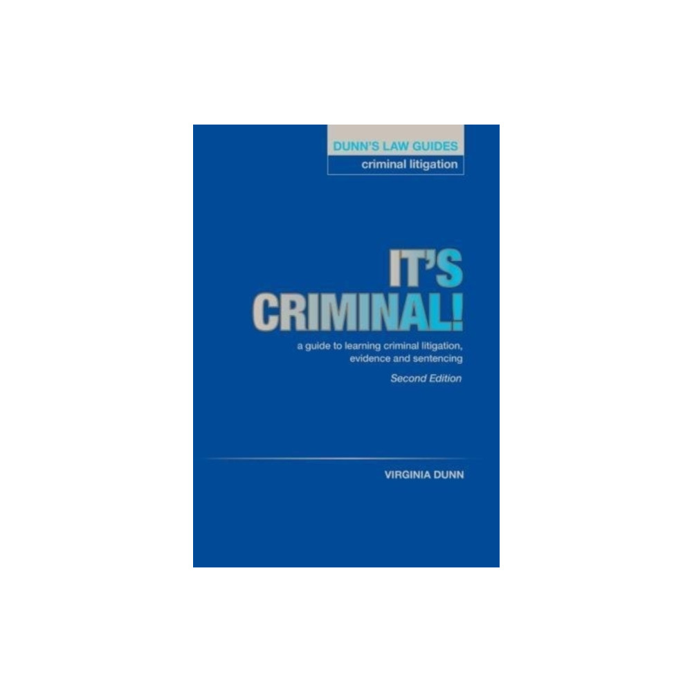 Produktbild för Dunn's Law Guides: Criminal Litigation 2nd Edition (häftad, eng)