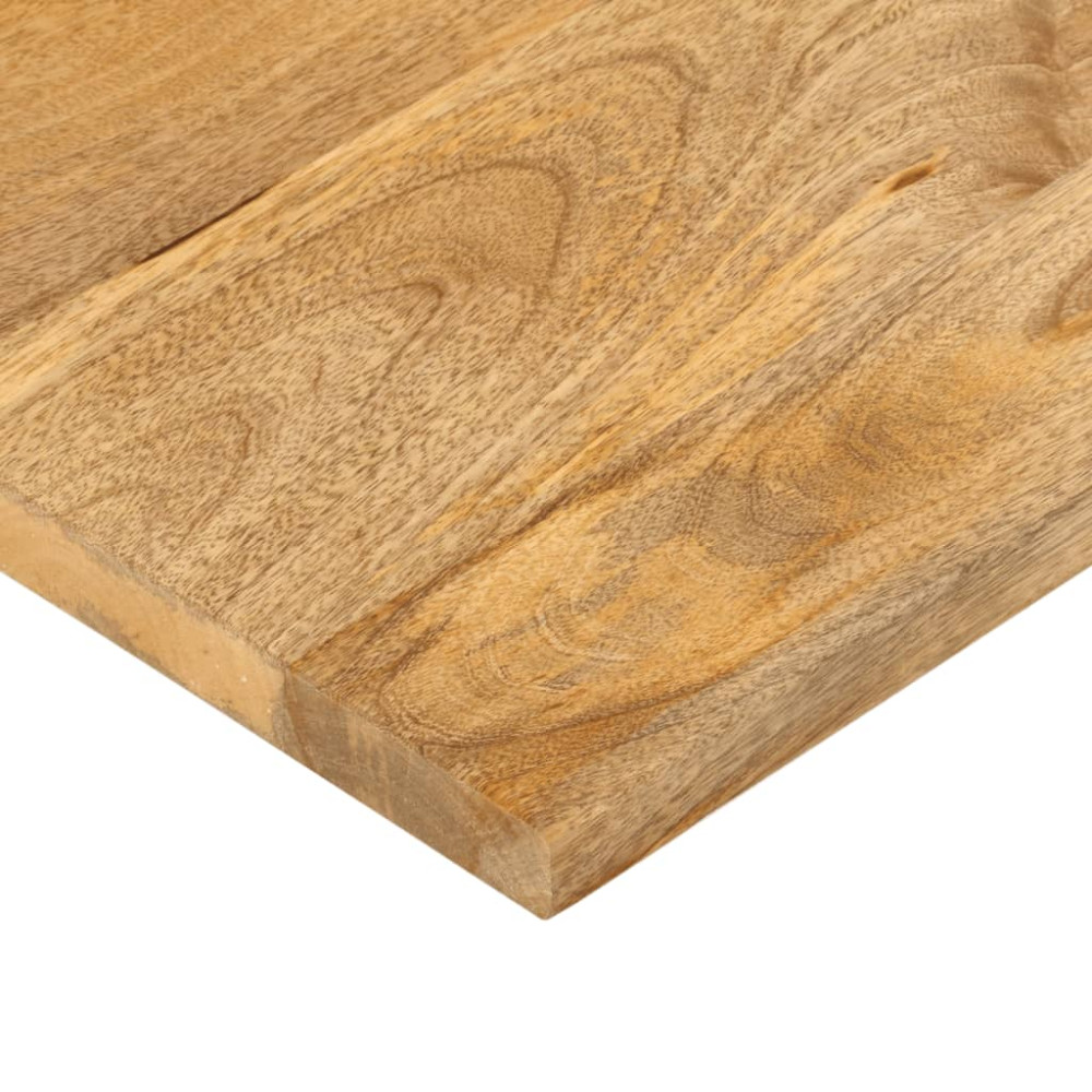 Produktbild för Bordsskiva 80x70x3,8 cm rektangulär massivt mango-trä