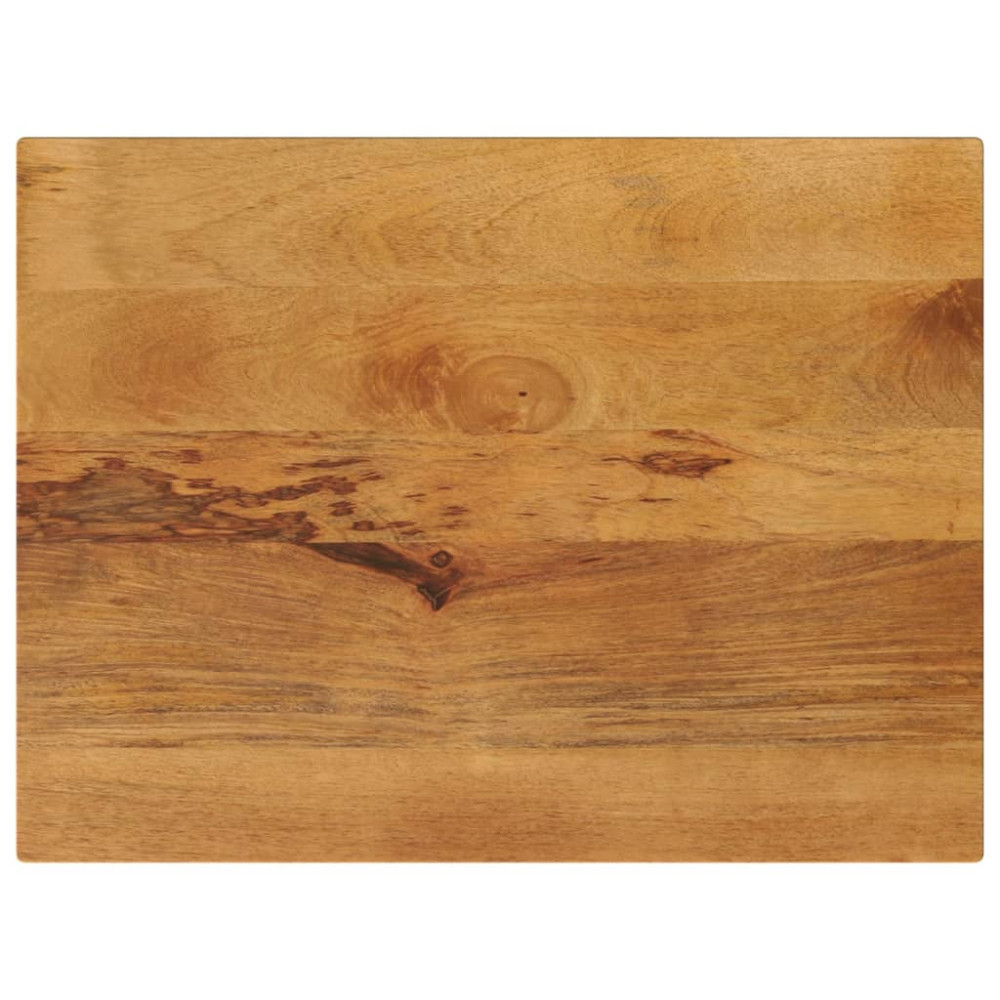 Produktbild för Bordsskiva 80x70x2,5 cm rektangulär massivt mango-trä