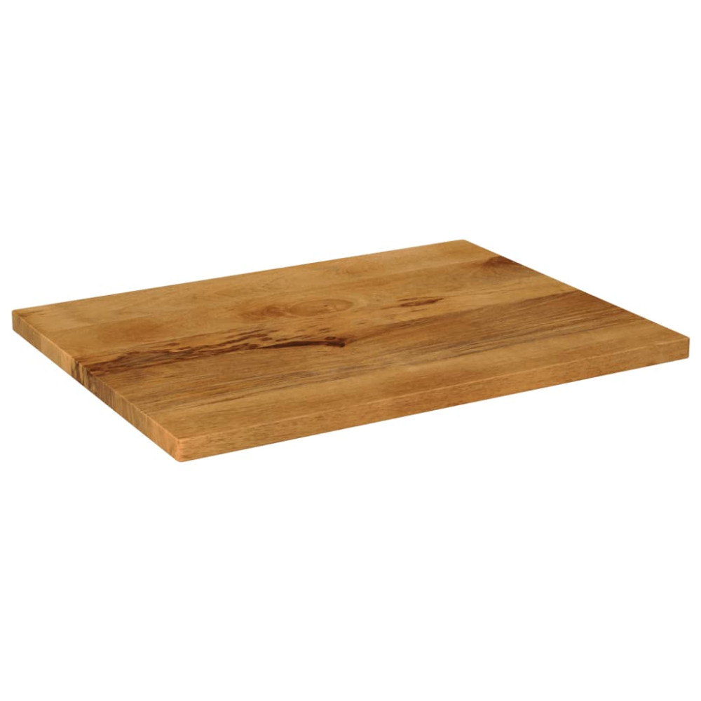 Produktbild för Bordsskiva 80x70x2,5 cm rektangulär massivt mango-trä