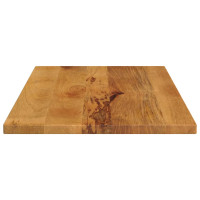 Produktbild för Bordsskiva 80x70x2,5 cm rektangulär massivt mango-trä