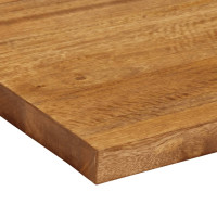 Produktbild för Bordsskiva 80x70x2,5 cm rektangulär massivt mango-trä