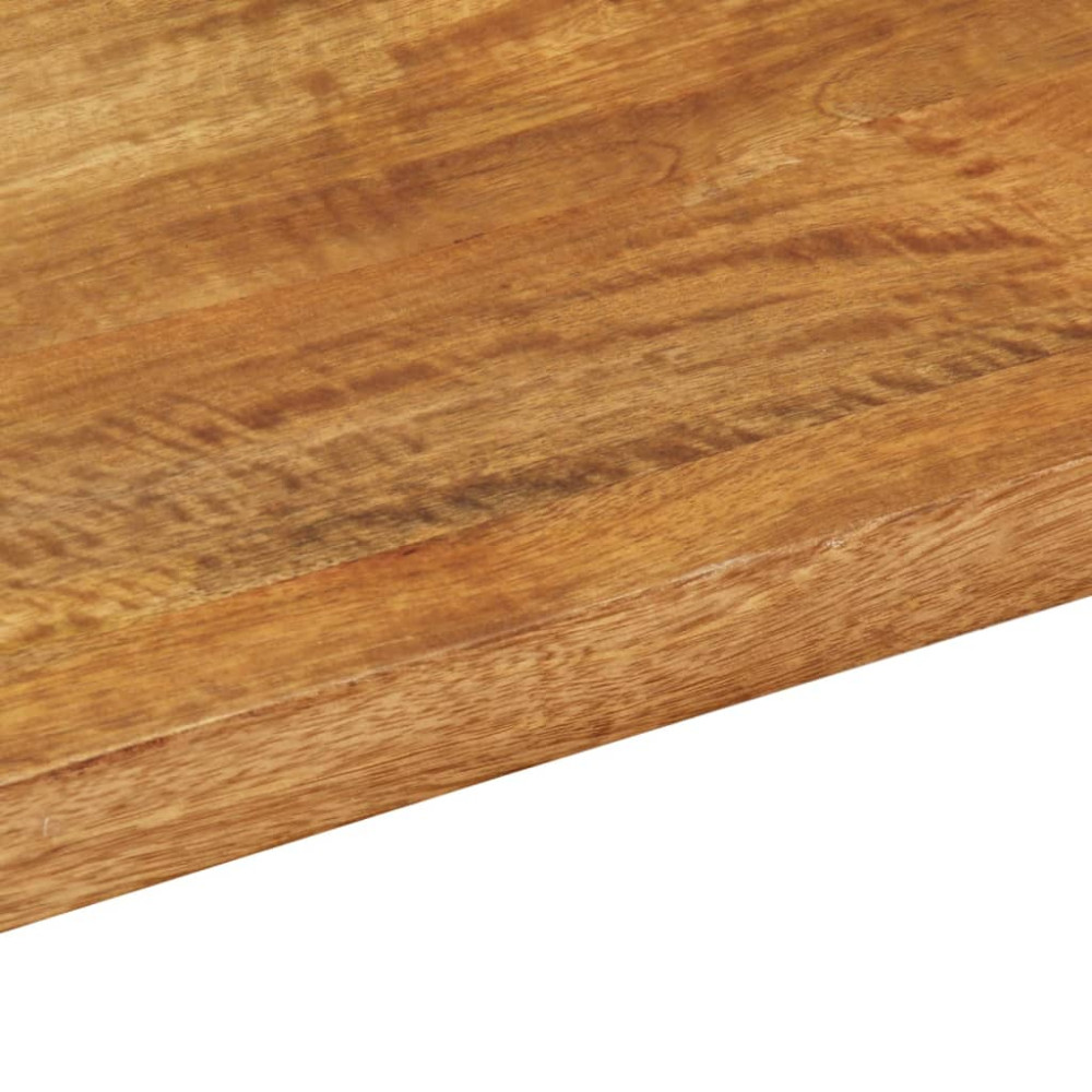 Produktbild för Bordsskiva 80x70x2,5 cm rektangulär massivt mango-trä