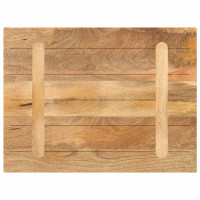 Produktbild för Bordsskiva 90x70x3,8 cm rektangulär massivt mango-trä