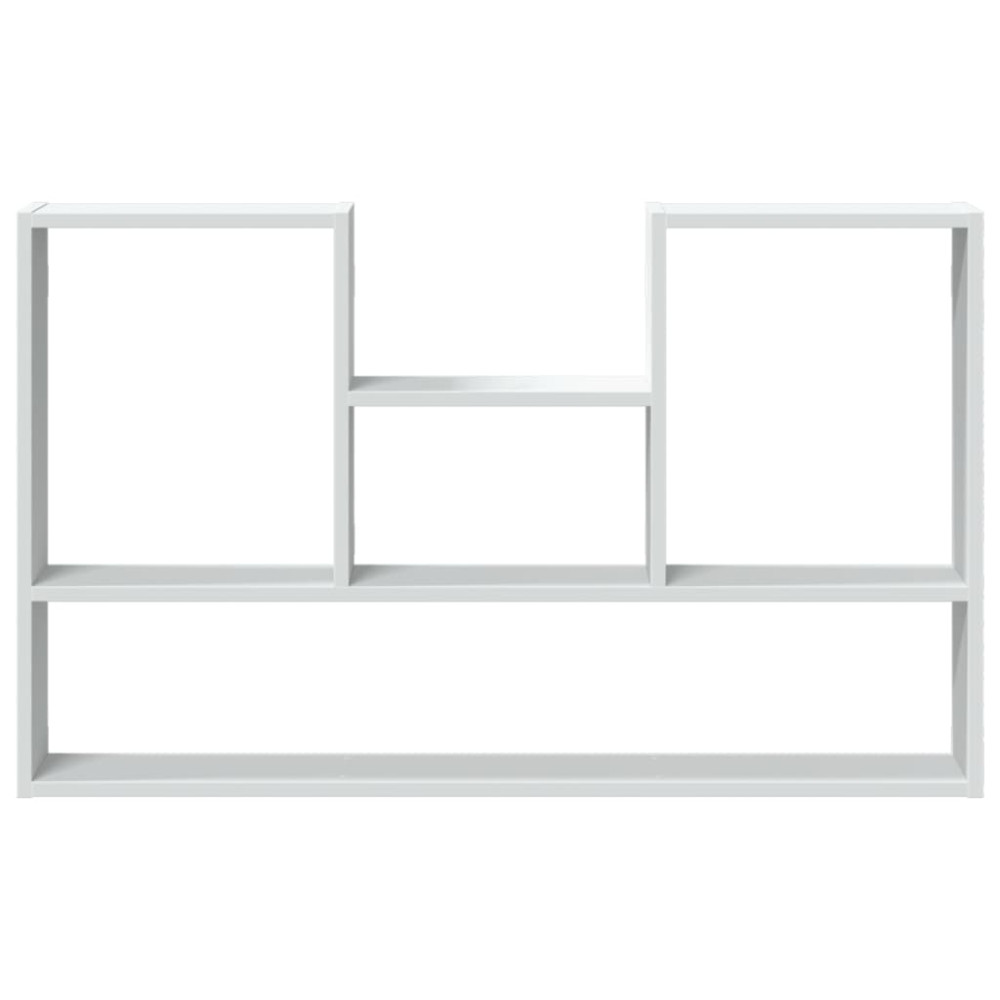 Produktbild för Vägghylla vit 99x15x60 cm konstruerat trä