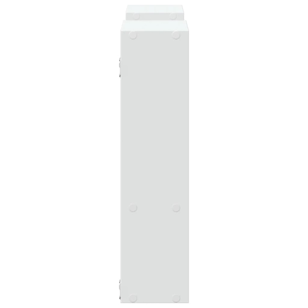 Produktbild för Vägghylla vit 99x15x60 cm konstruerat trä