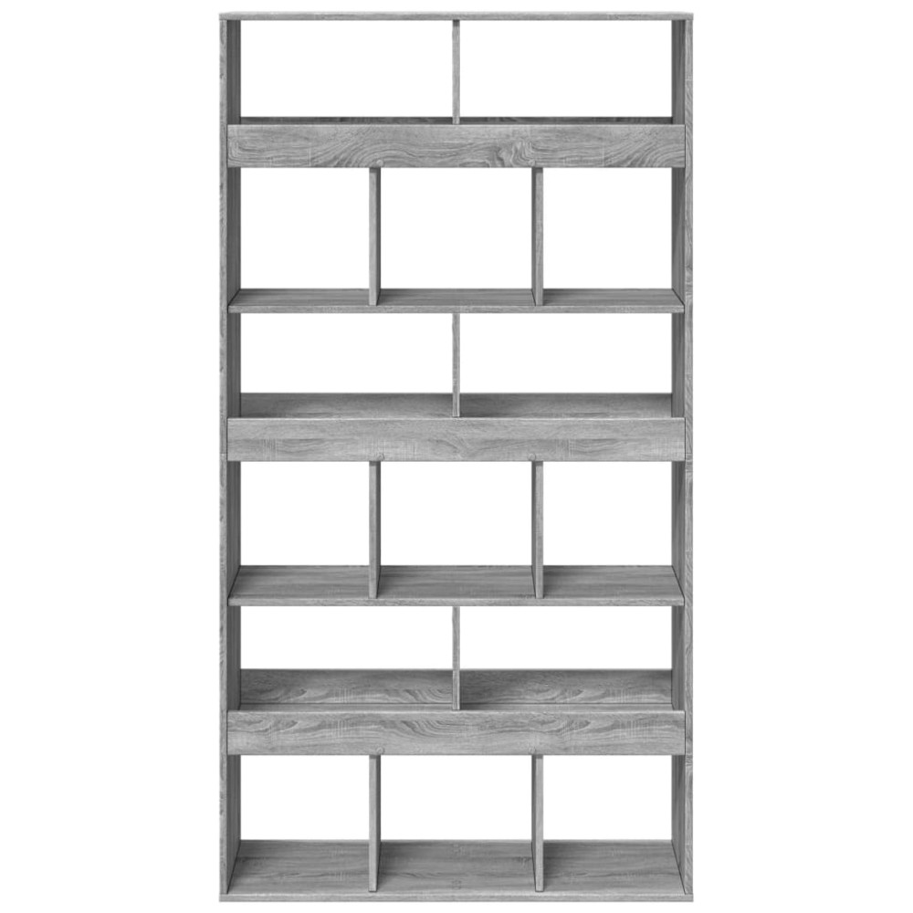Produktbild för Rumsavdelare grå sonoma 100x33x187,5 cm konstruerat trä