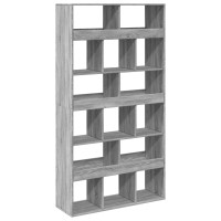 Produktbild för Rumsavdelare grå sonoma 100x33x187,5 cm konstruerat trä