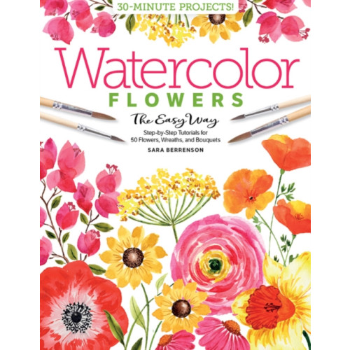 Schiffer Publishing Ltd Watercolor the Easy Way Flowers (häftad, eng)