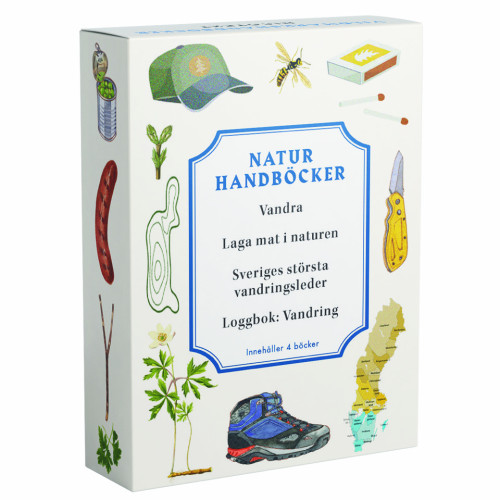 Nicotext Naturhandböcker : vandra, laga mat i naturen, Sveriges största vandringsleder, loggbok: vandring (häftad)