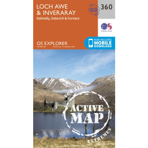 Ordnance Survey Loch Awe and Inveraray