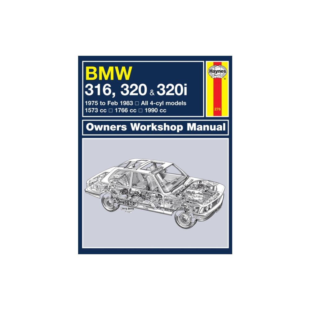 Produktbild för BMW 316, 320 & 320i (4-cyl)(75 - Feb 83) Haynes Repair Manual (häftad, eng)