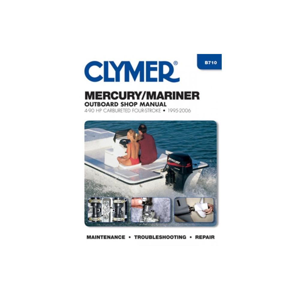 Produktbild för Mercury/Mariner 4-90Hp Carburetted 4-Stroke 95-06 (häftad, eng)