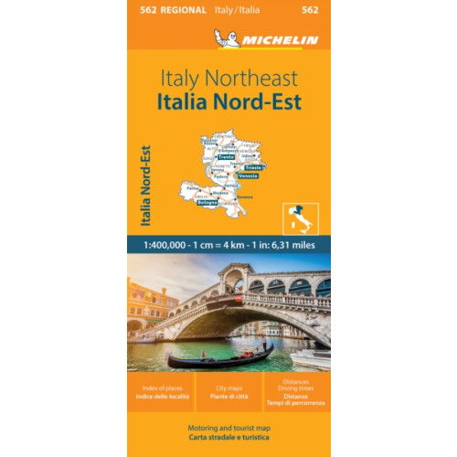 Michelin Editions Des Voyages Italy Northeast - Michelin Regional Map 562