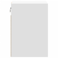 Produktbild för Väggmonterad tv-bänk LED 2 st vit 41x31x45 cm