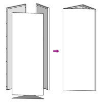 Produktbild för Odlingslådor 2 st triangulär 30x26x75 cm rosttrögt stål