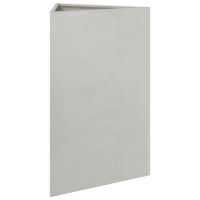 Produktbild för Odlingslådor 2 st triangulär 50x43x75 cm rostfritt stål