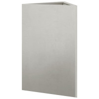 Produktbild för Odlingslådor 2 st triangulär 50x43x75 cm rostfritt stål