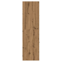Produktbild för Apoteksskåp konstlädd ek 30x41x144,5 cm konstruerat trä