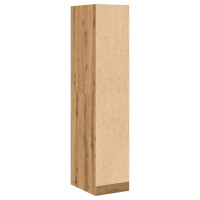 Produktbild för Apoteksskåp konstlädd ek 30x41x144,5 cm konstruerat trä