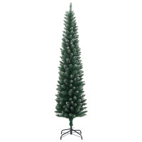 Produktbild för Plastgran smal 150 LEDs 120 cm