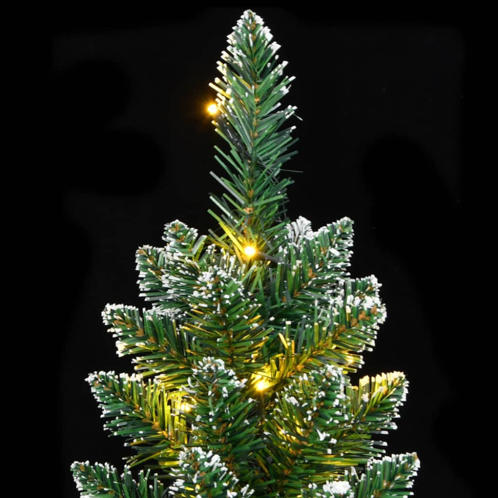 Produktbild för Plastgran smal 150 LEDs 120 cm