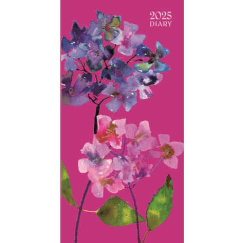 Carousel Calendars Hydrangeas Deluxe Slim Diary 2025 (häftad, eng)