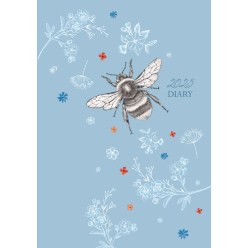 Carousel Calendars Floral Bee A5 Diary 2025 (häftad, eng)